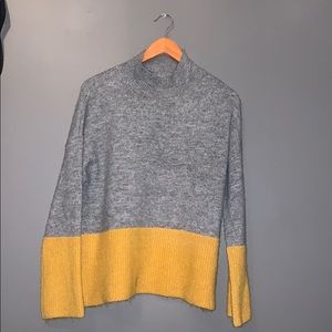 forever 21 two toned sweater